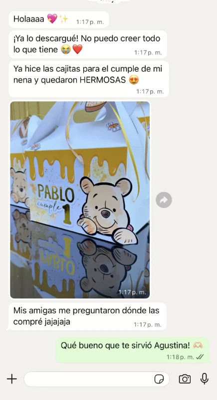 Testimonio 1 de una clienta del Mega Kit